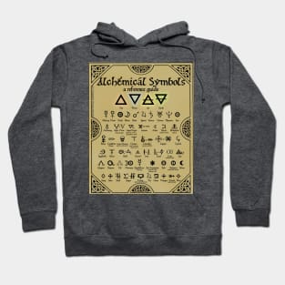 Alchemical Symbols Reference Chart Hoodie